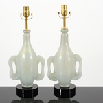 Pair of Ercole Barovier EUGENEO Lamps